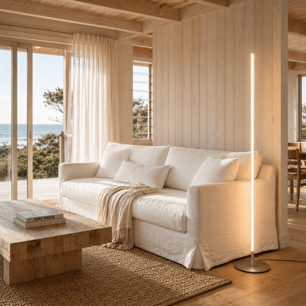 Solviero Modern LED Floor Lamp - Energy-Efficient Standing Lamp