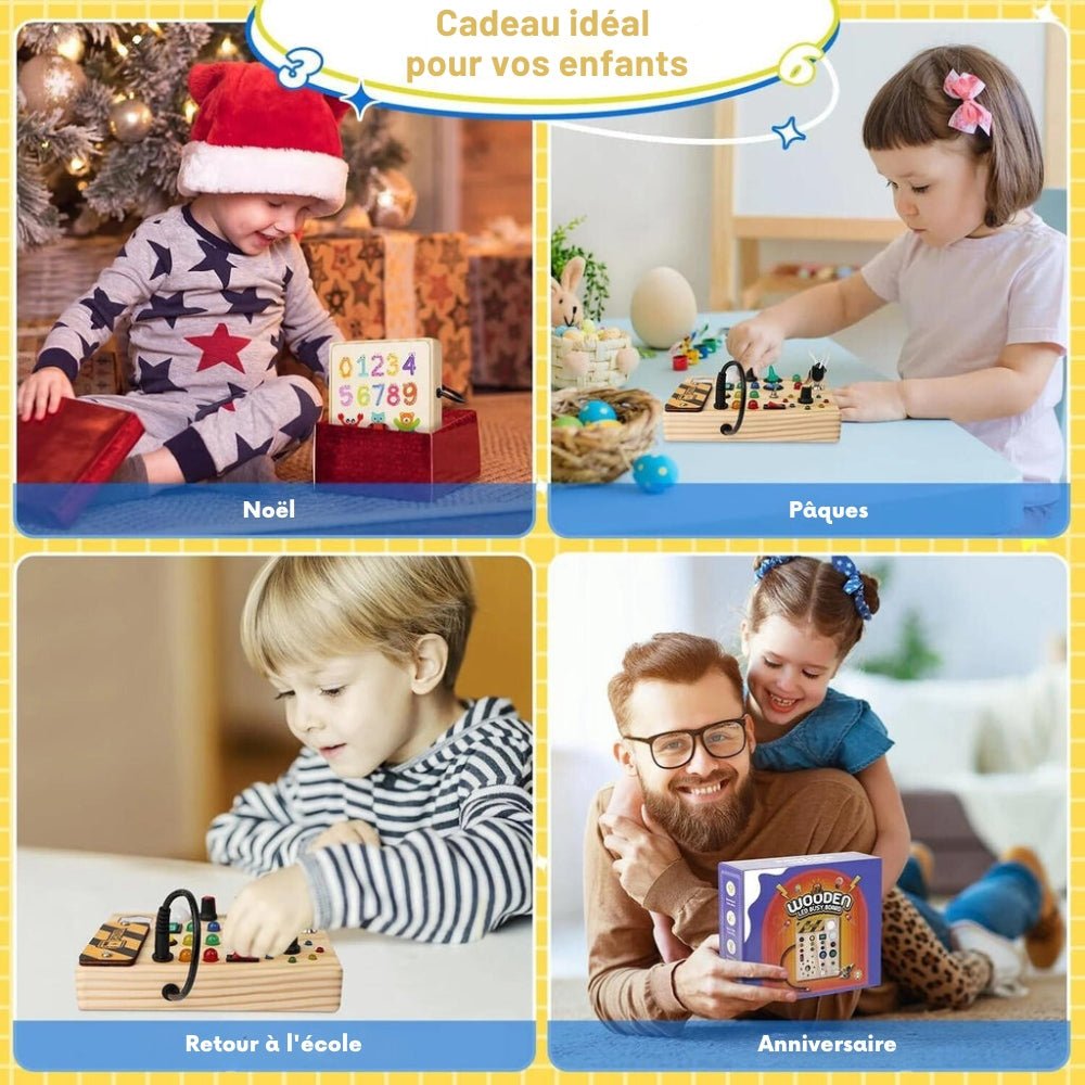 SparkQuest - Tableau Montessori interactif pour tout-petits