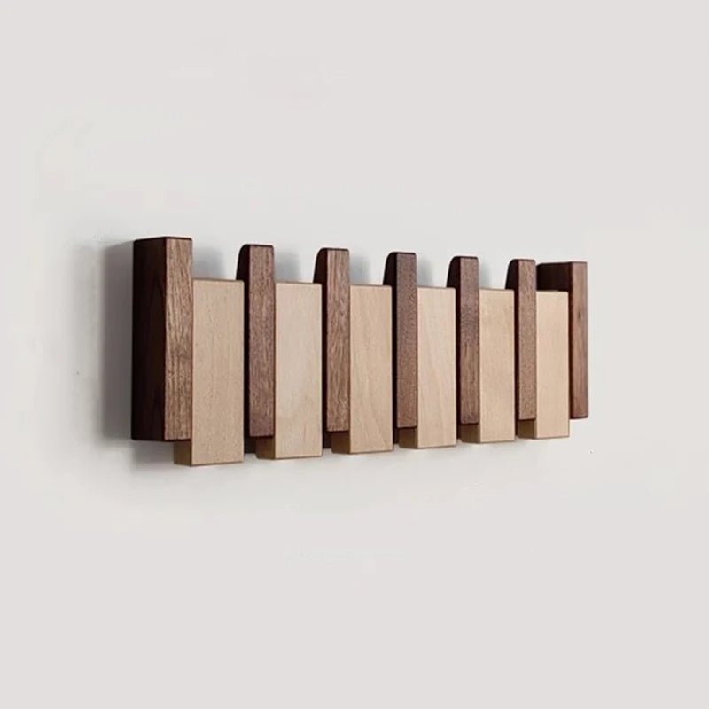 Support mural crochets pliables cachés style piano