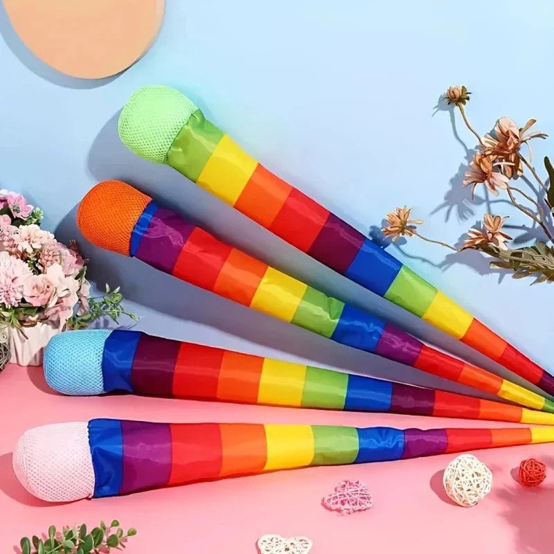 Throw and Catch Ball with Rainbow Tail