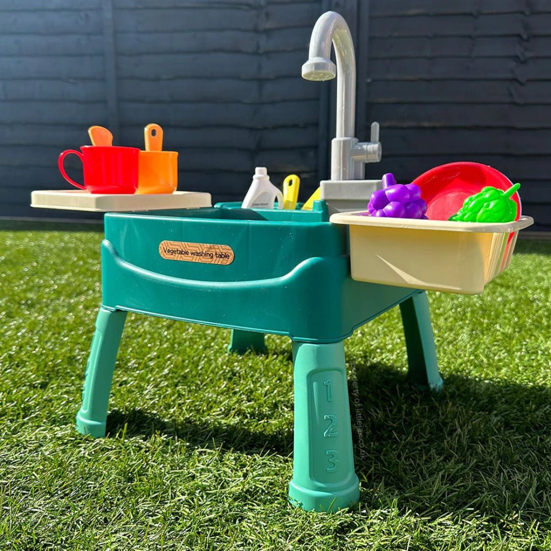 Toy Kitchen Playset with Water Tap