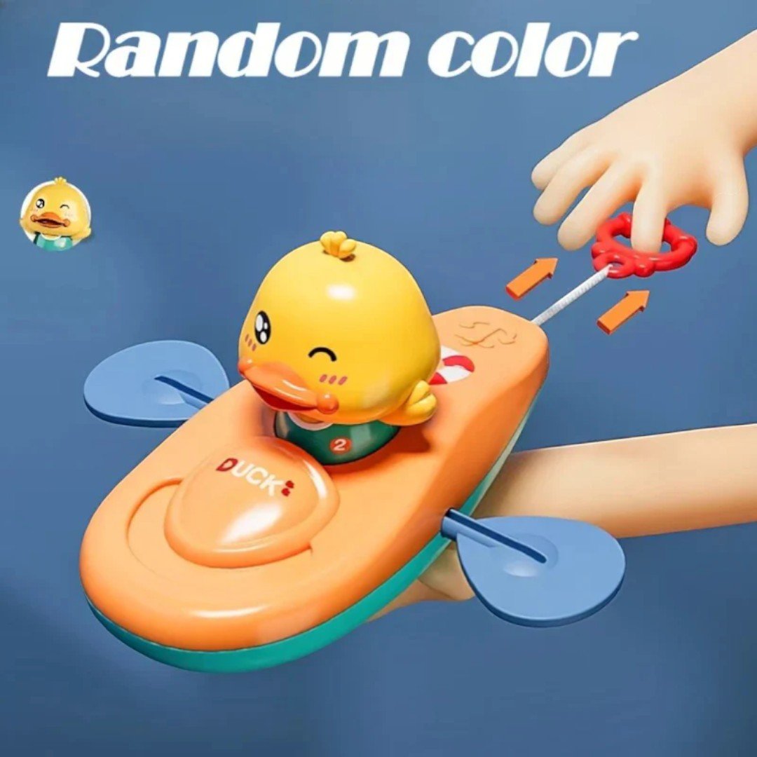 Yellow Duck Paddle Bath Toy