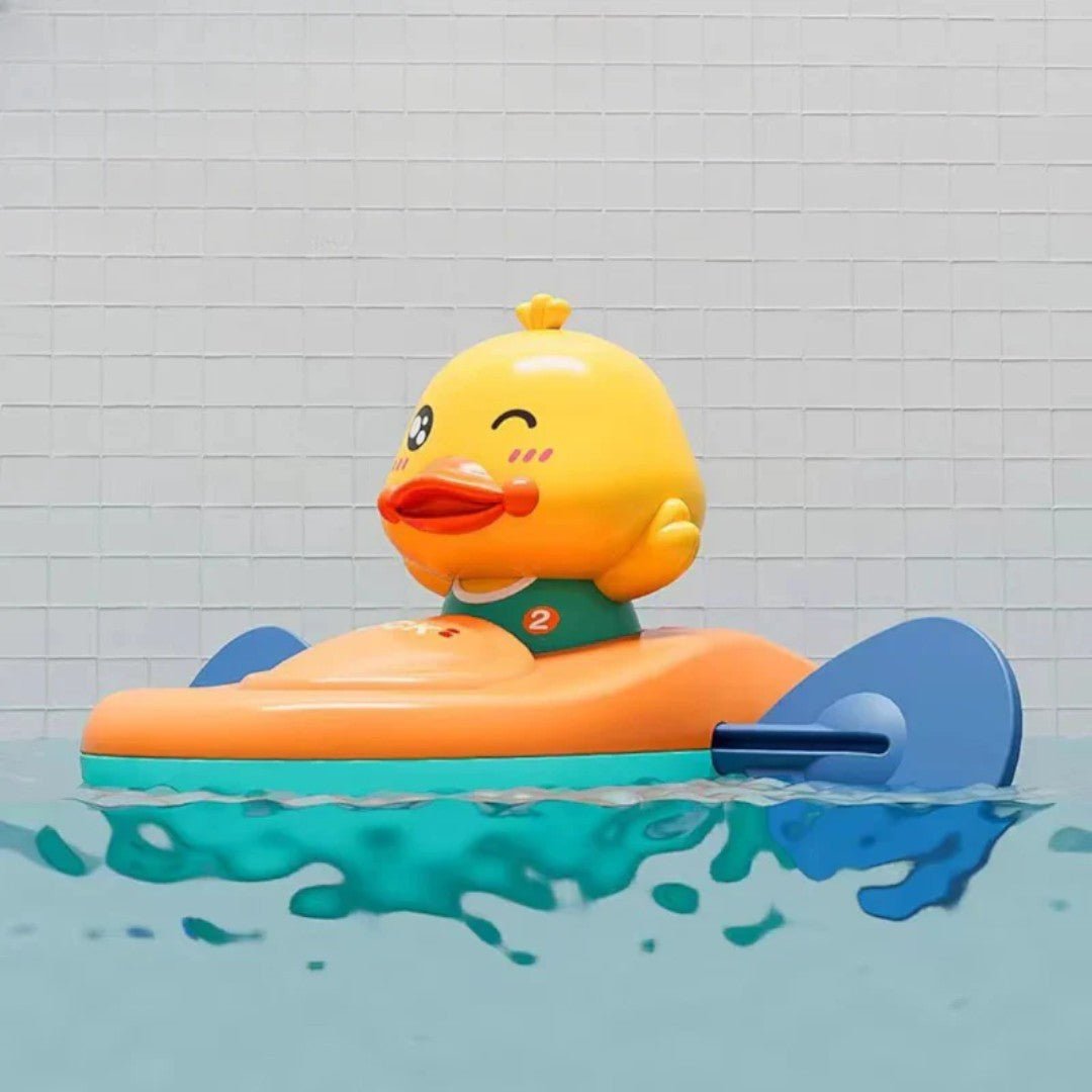Yellow Duck Paddle Bath Toy