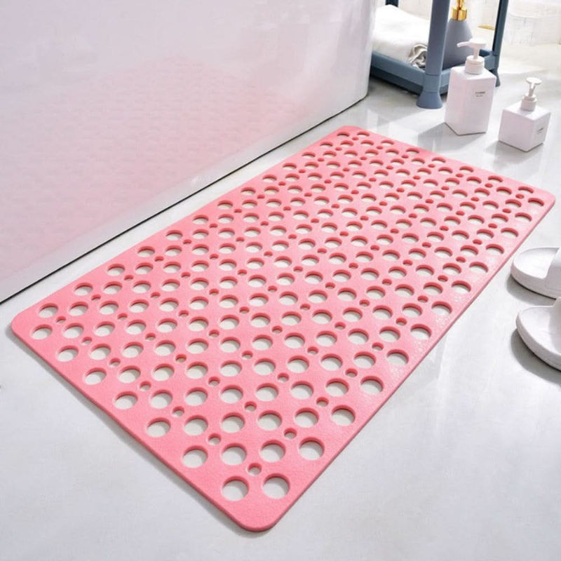 Rectangular Shower Mat with Non-Slip Surface