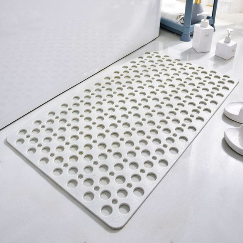 Rectangular Shower Mat with Non-Slip Surface