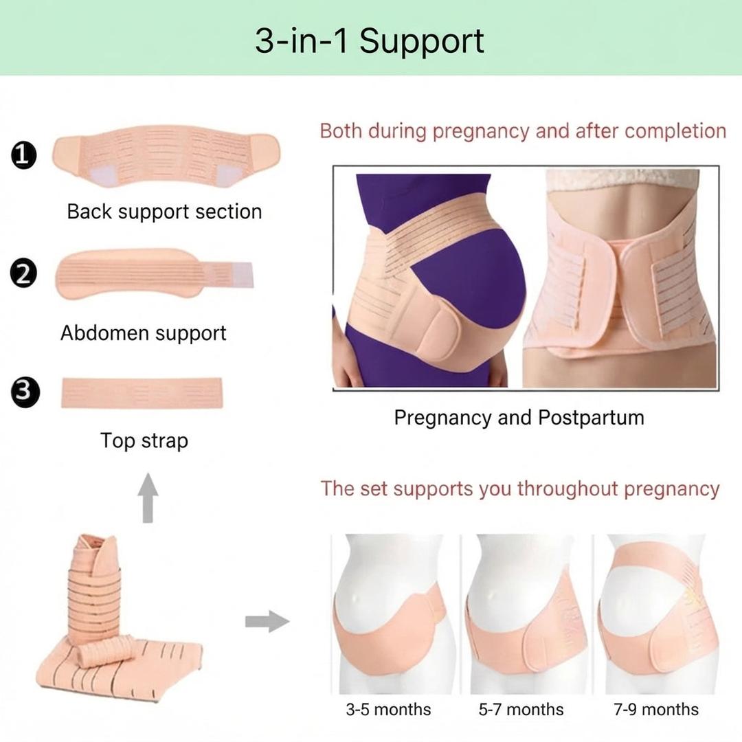 3-in-1 Maternity Support Belt