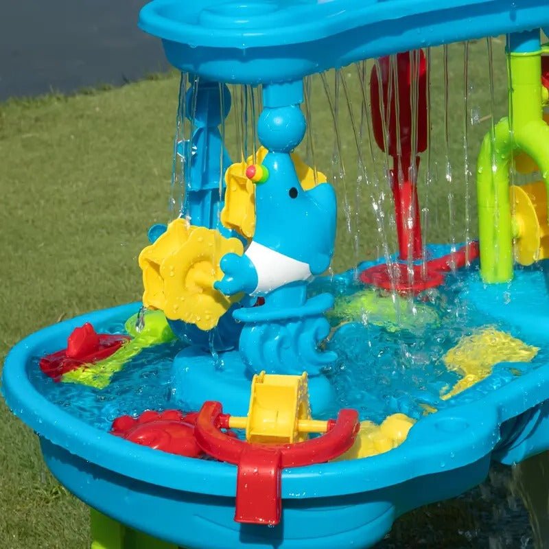 3-in-1 Outdoor Sand and Water Table for Kids