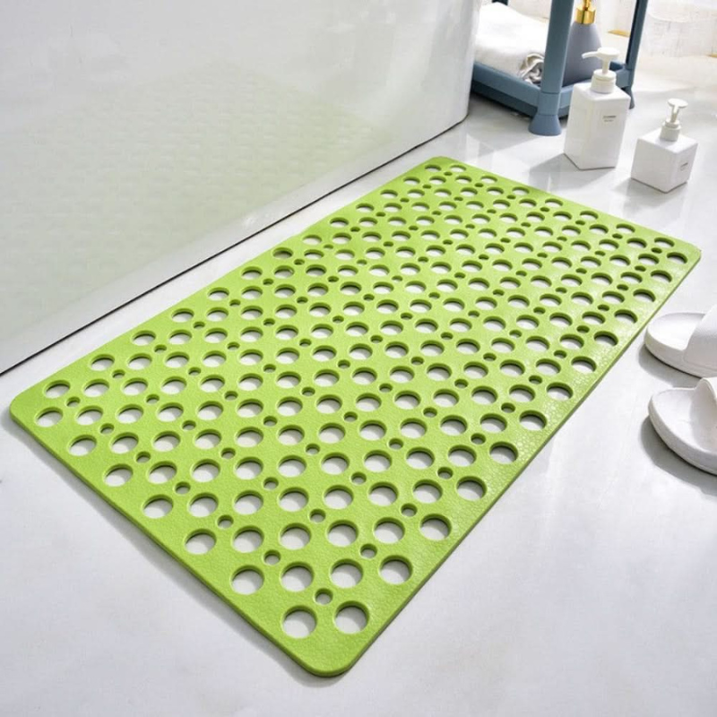 Rectangular Shower Mat with Non-Slip Surface