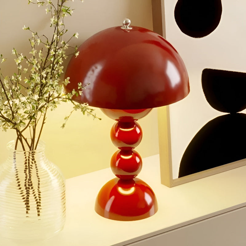 LED Table Lamp Night Light with Floral Shade