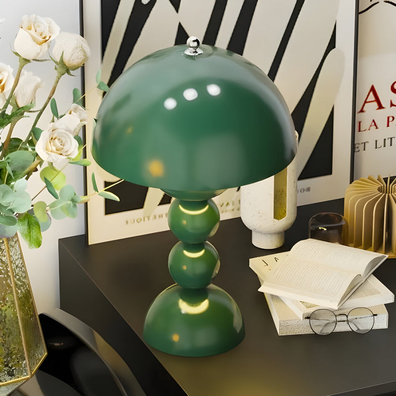 LED Table Lamp Night Light with Floral Shade