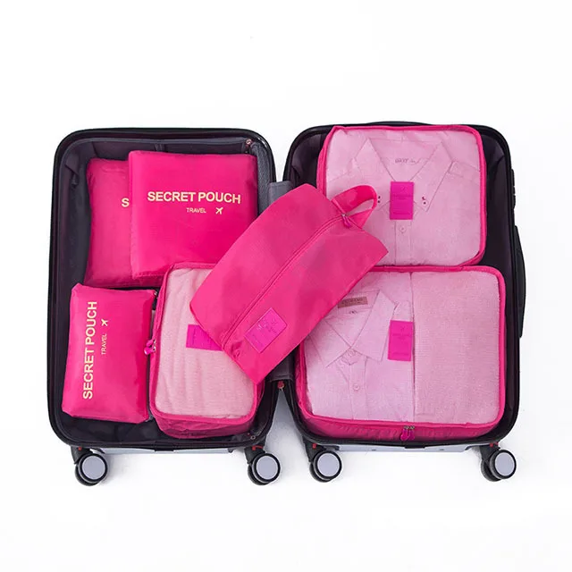 7-Piece Luggage Organizer