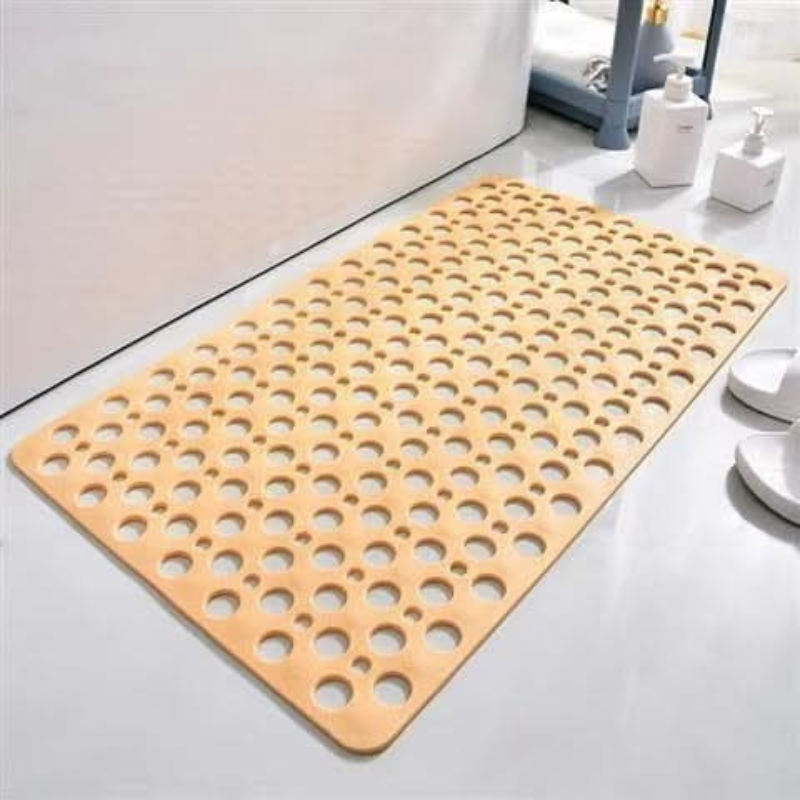 Rectangular Shower Mat with Non-Slip Surface