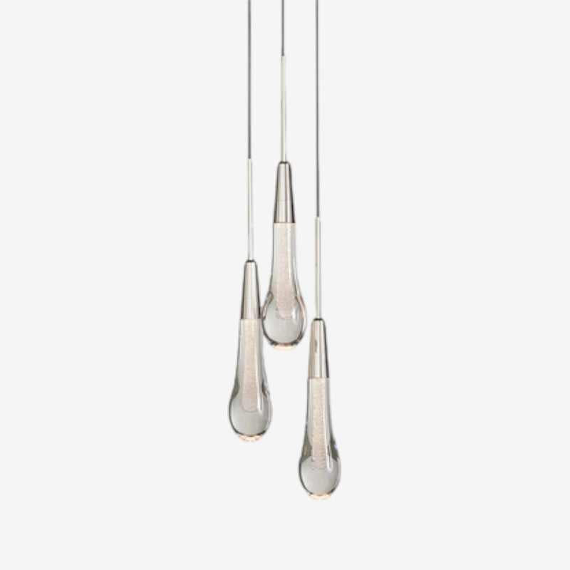 Dimmable LED Suspension Pendant Light in Glass