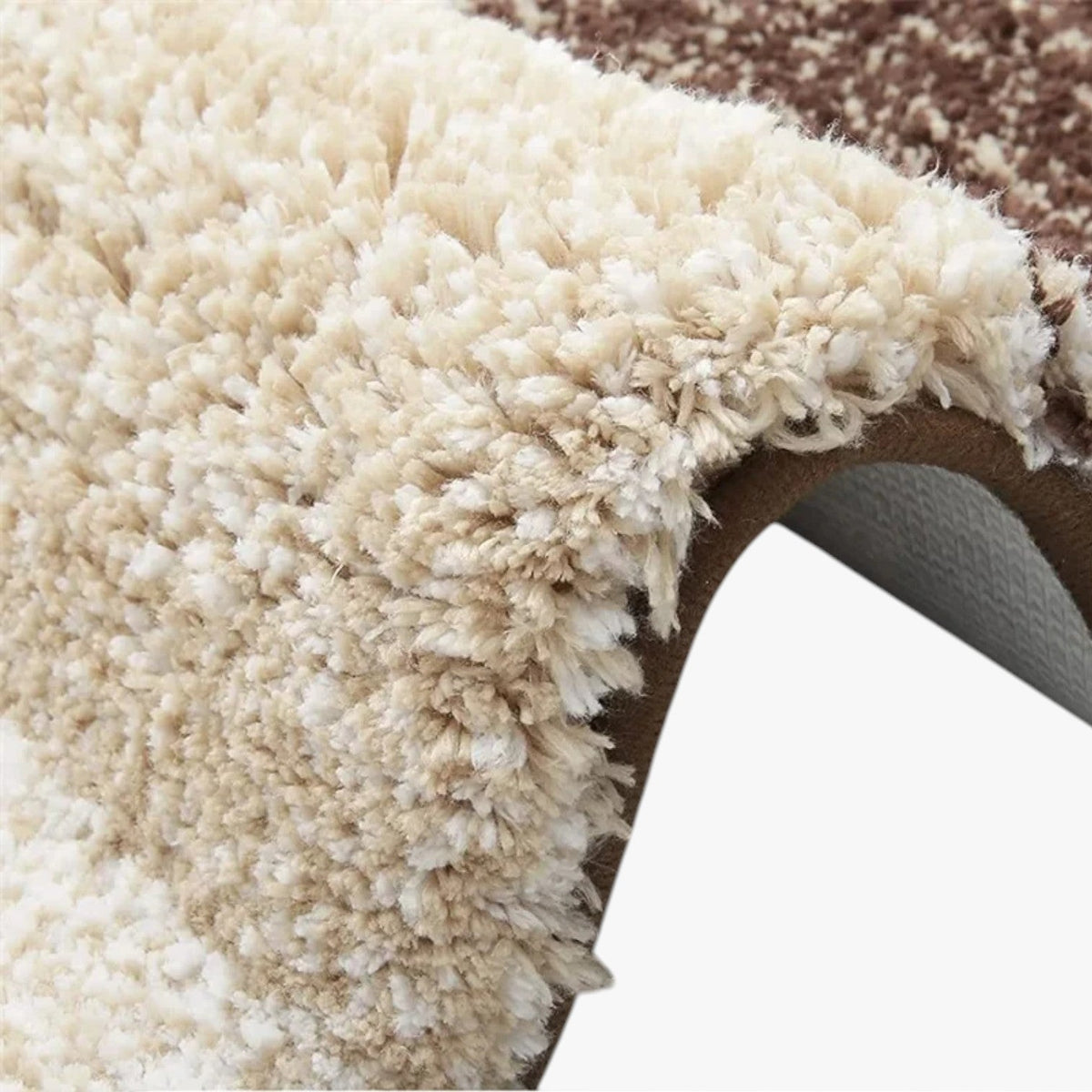 Super absorbent non-slip bath mat