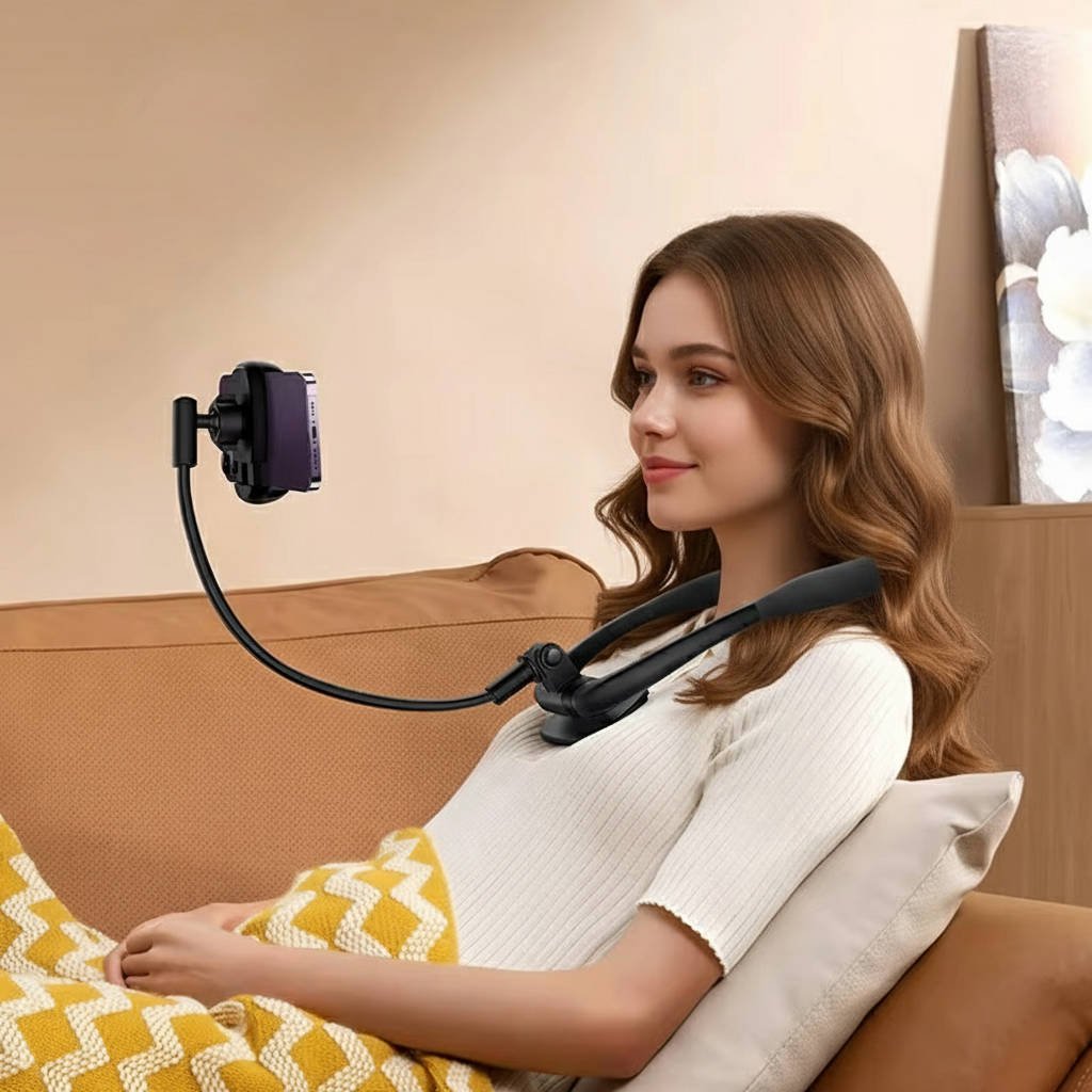 Adjustable Cell Phone Holder for Desk, Bed, and Mattress