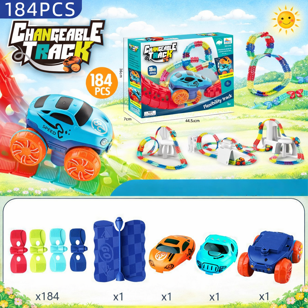 Anti-Gravity Flexible Car Track Set for Children