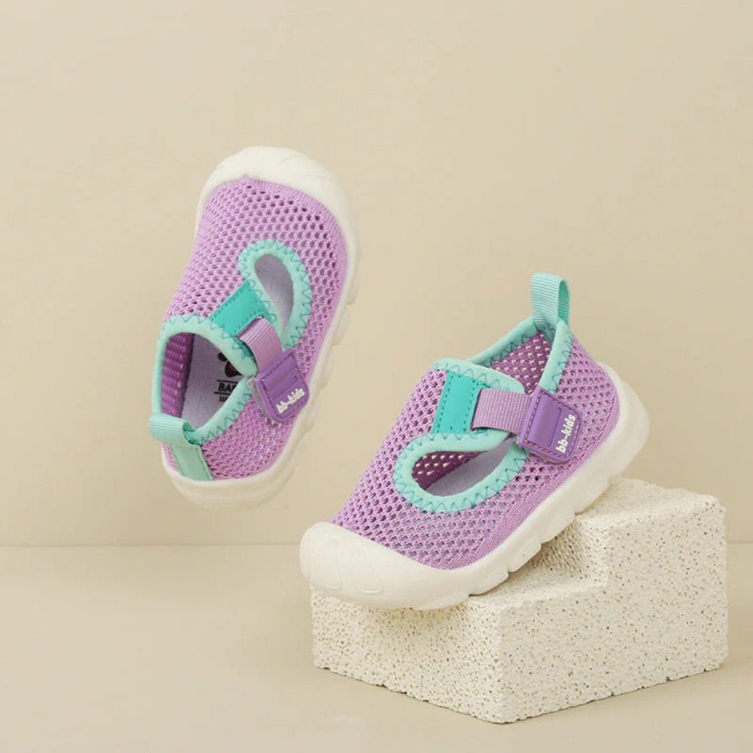 Anti-slip toddler shoes purple