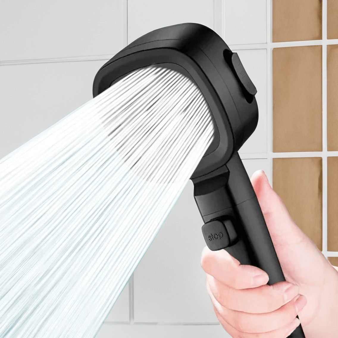 AquaPulse Shower Head - High Pressure | Adjustable Spray Modes