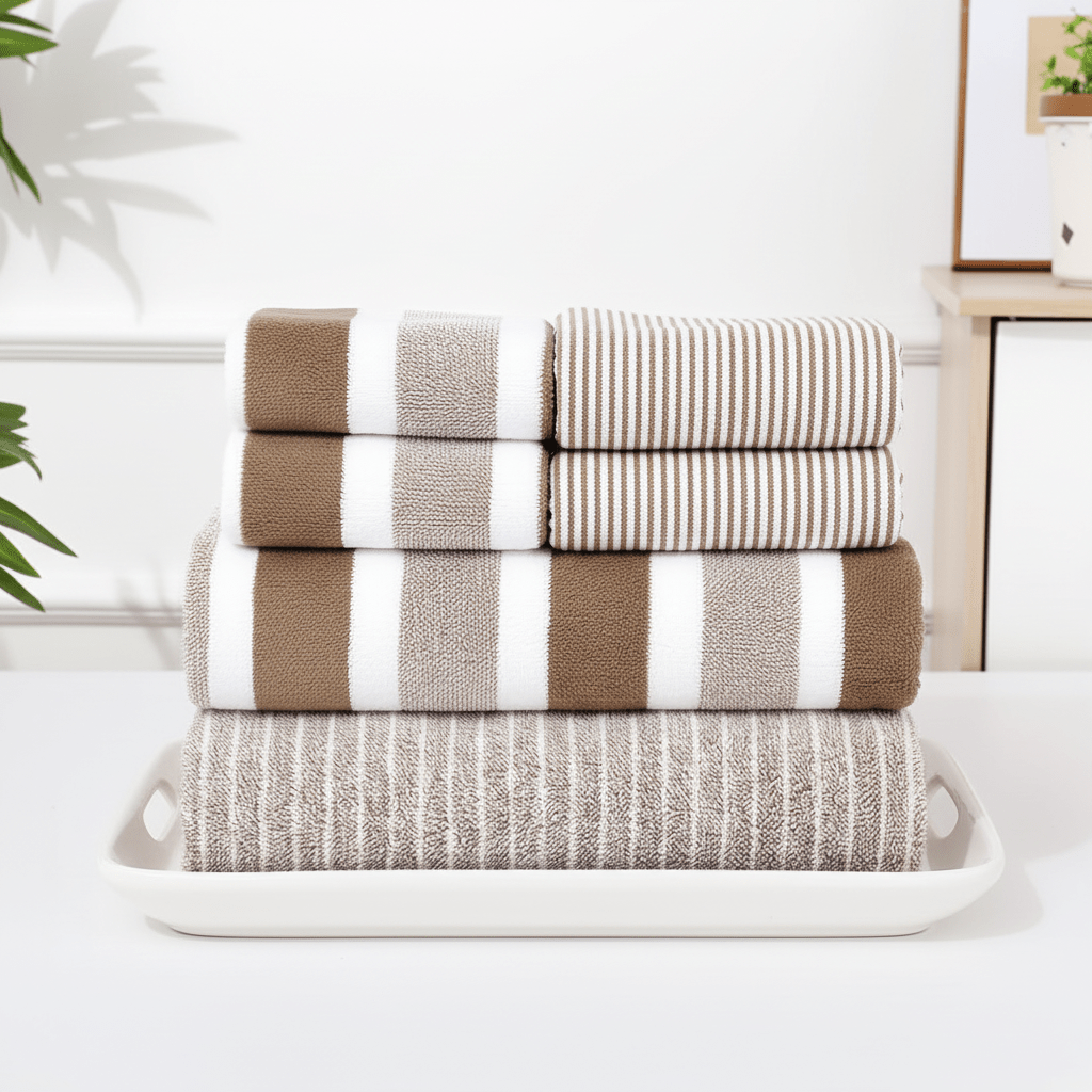 Aurelia 8-Piece Microfibre Bath Towel Set