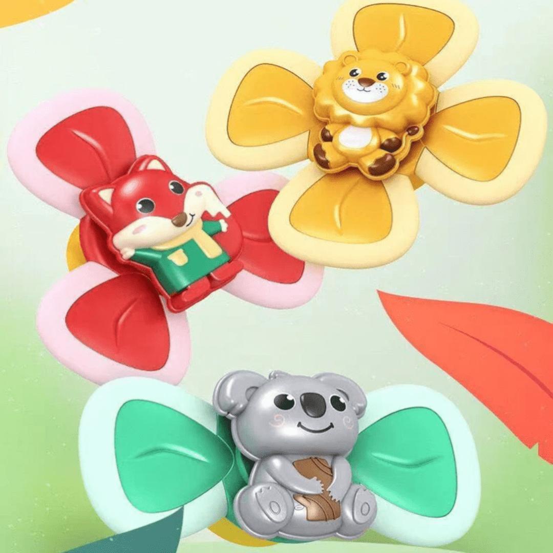 Baby Spinner Sensory Suction Toy (Set of 3)
