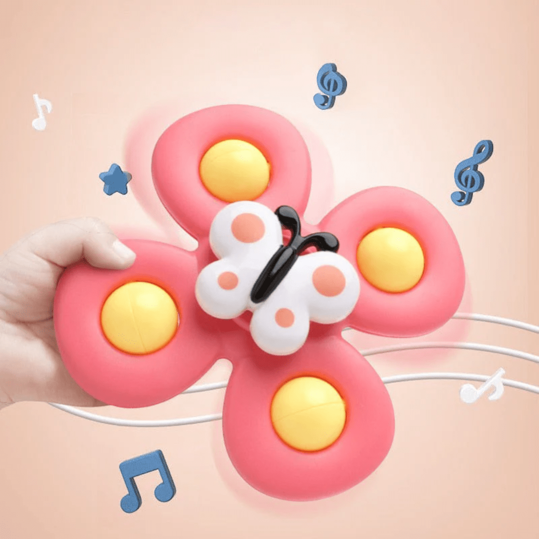 Baby Spinner Sensory Suction Toy (Set of 3)