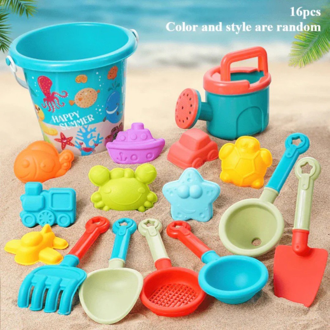 Beach Toy Set with Bucket and Shovel