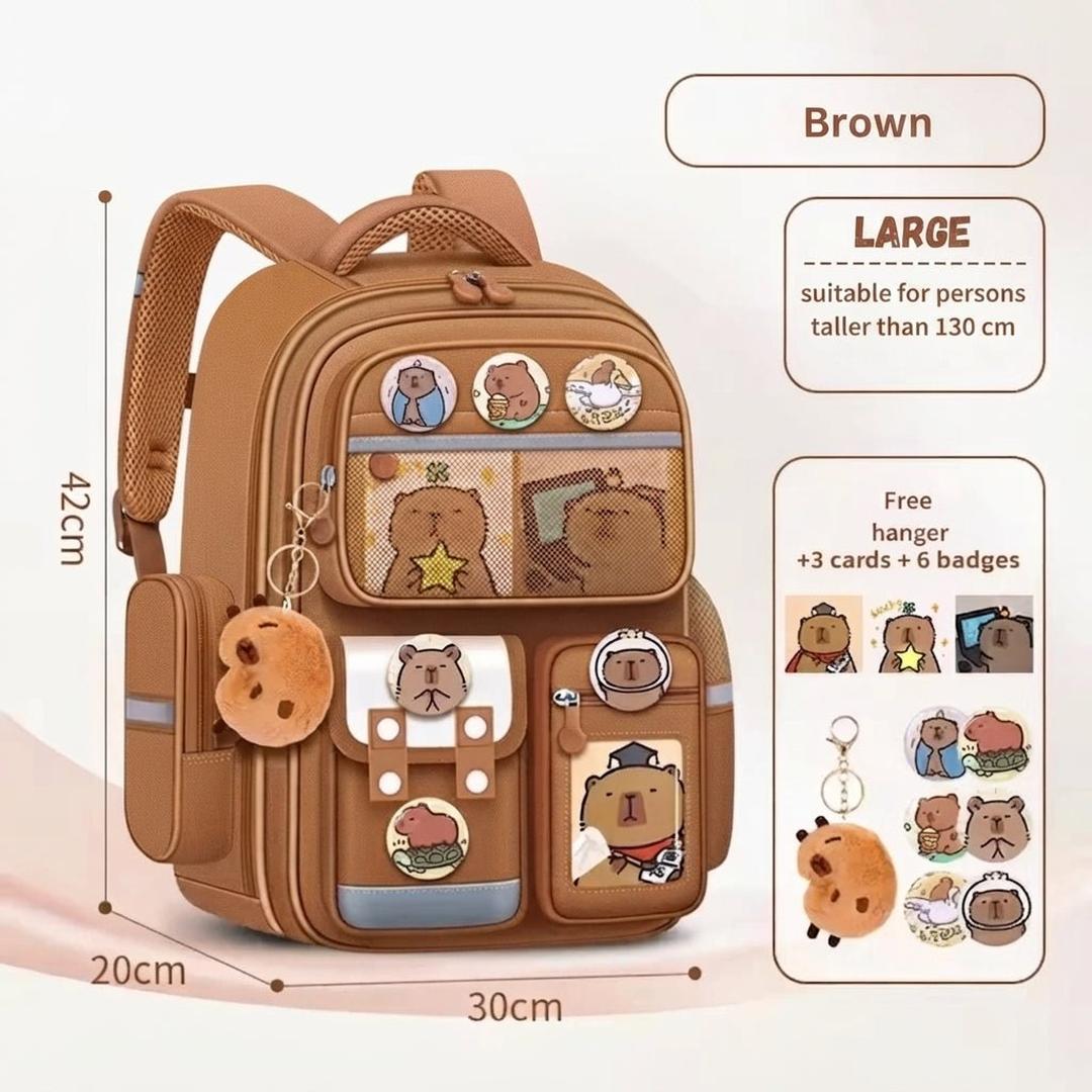 Capybara School Backpack