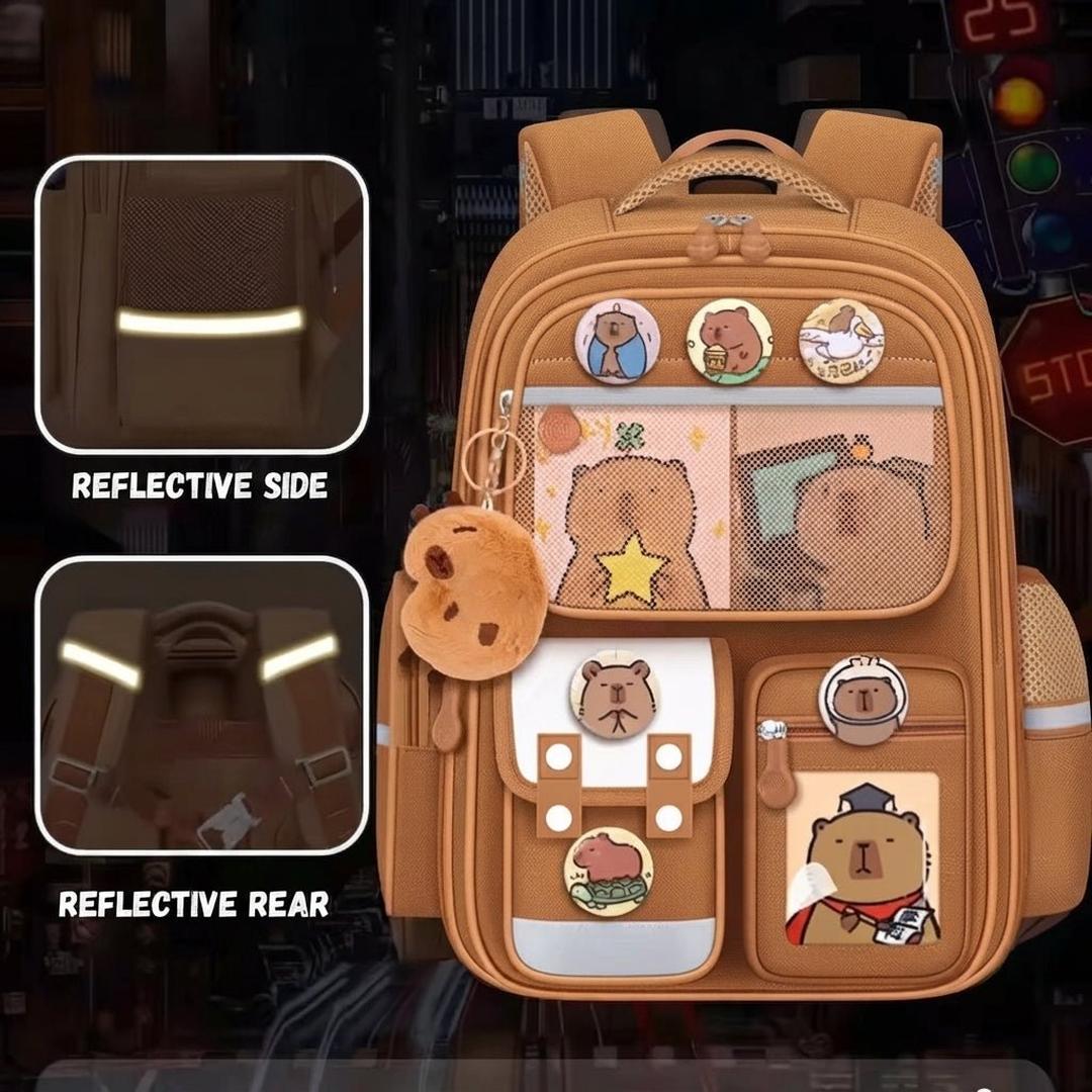 Capybara School Backpack