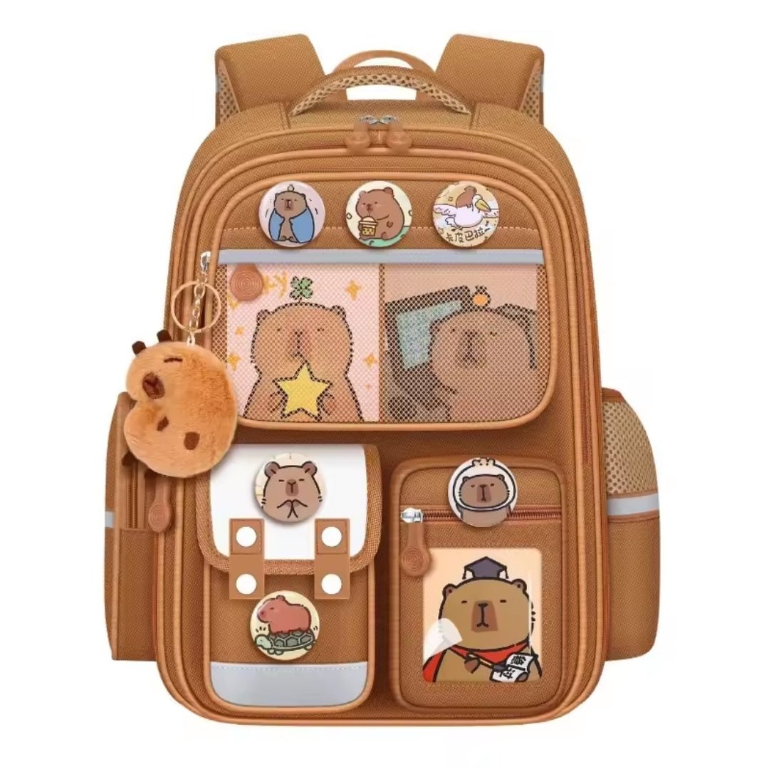 Capybara backpack brown