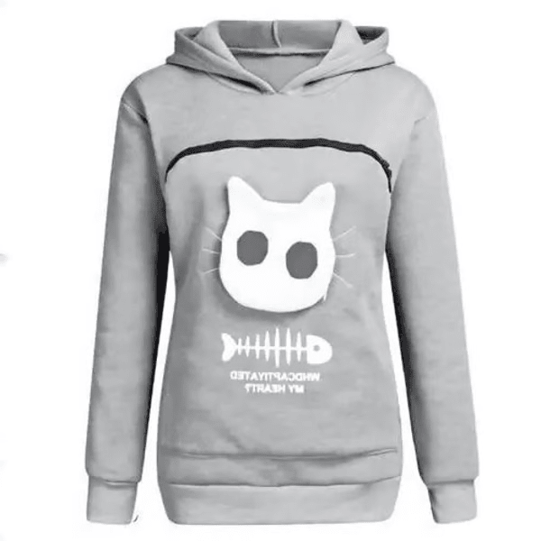 Cat Lover Hoodie Cuddle Pouch - Perfect Pet Gift