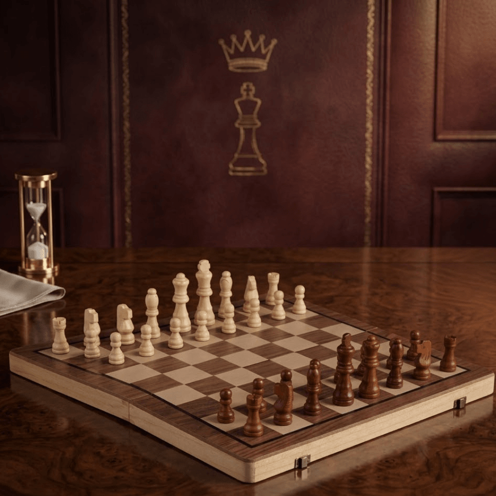 Chess Set Wooden Tournament Board Classic Wooden Pieces
