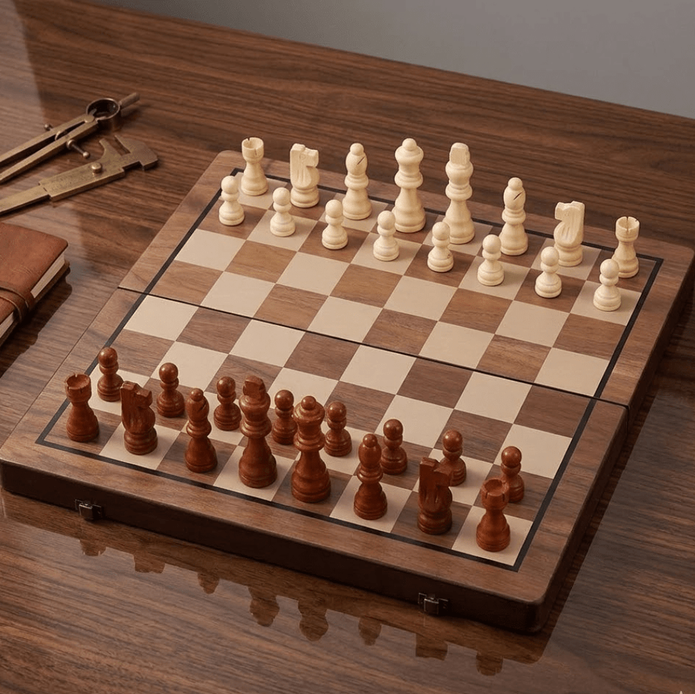 Chess Set Wooden Tournament Board Classic Wooden Pieces