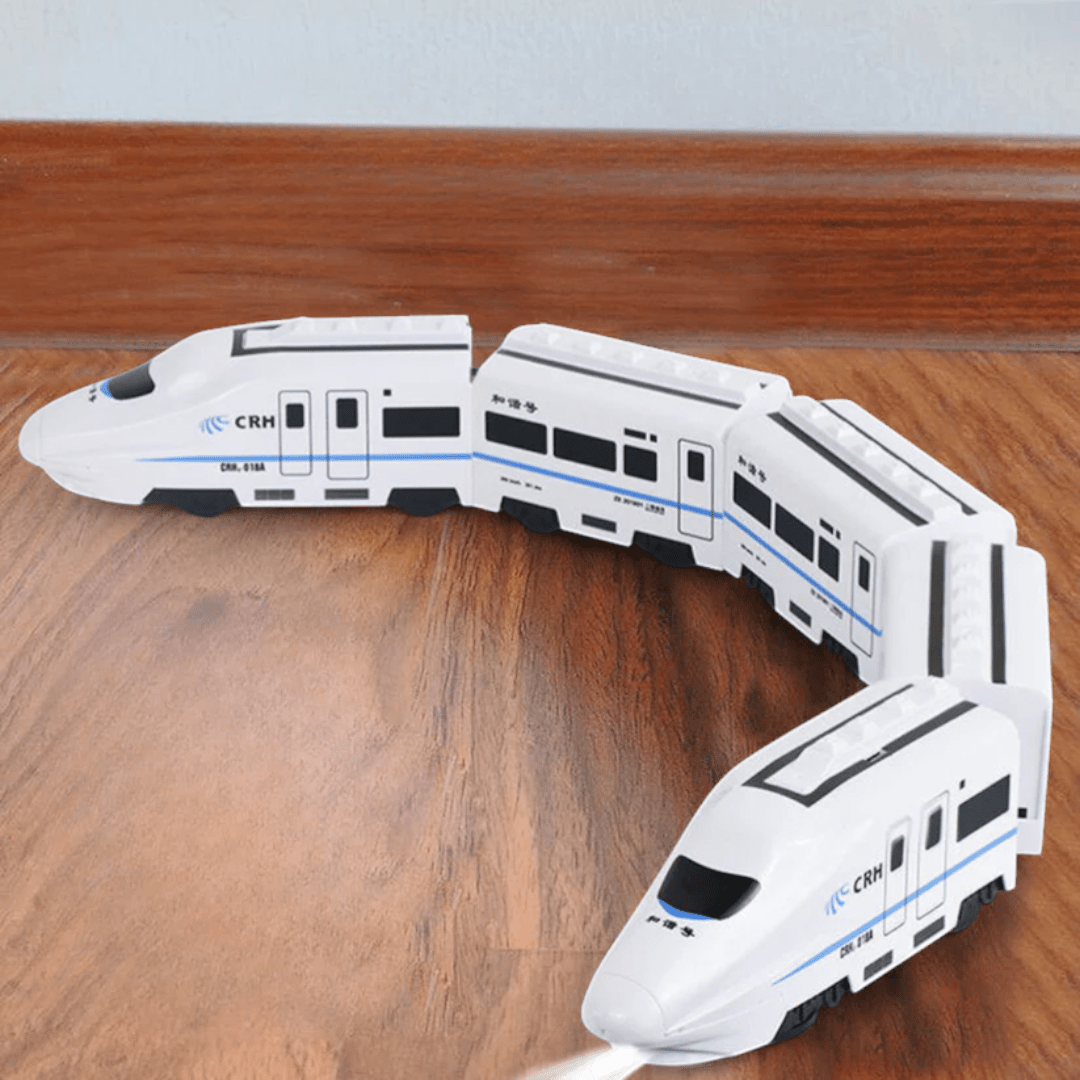 Connected Toy Train Set with Lights and Sound