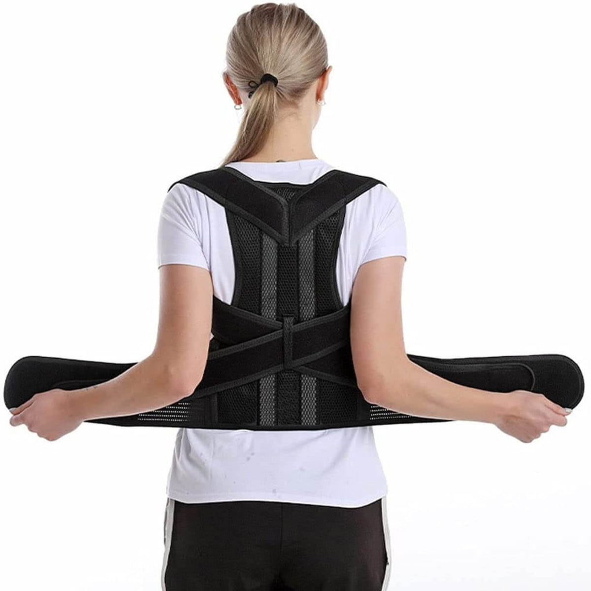 Correcteur posture dos unisexe gilet alignement