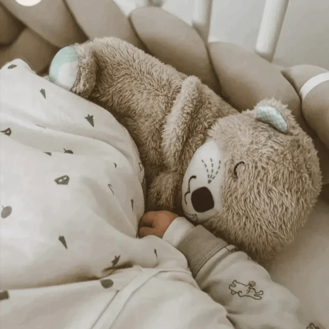 Cuddling Plush Baby Toy with Breathing Motion and Music