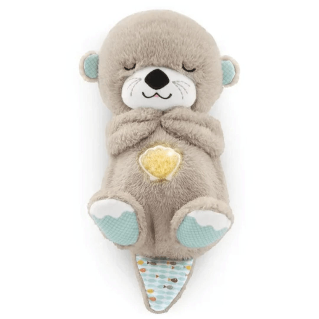 Cuddling Plush Baby Toy with Breathing Motion and Music