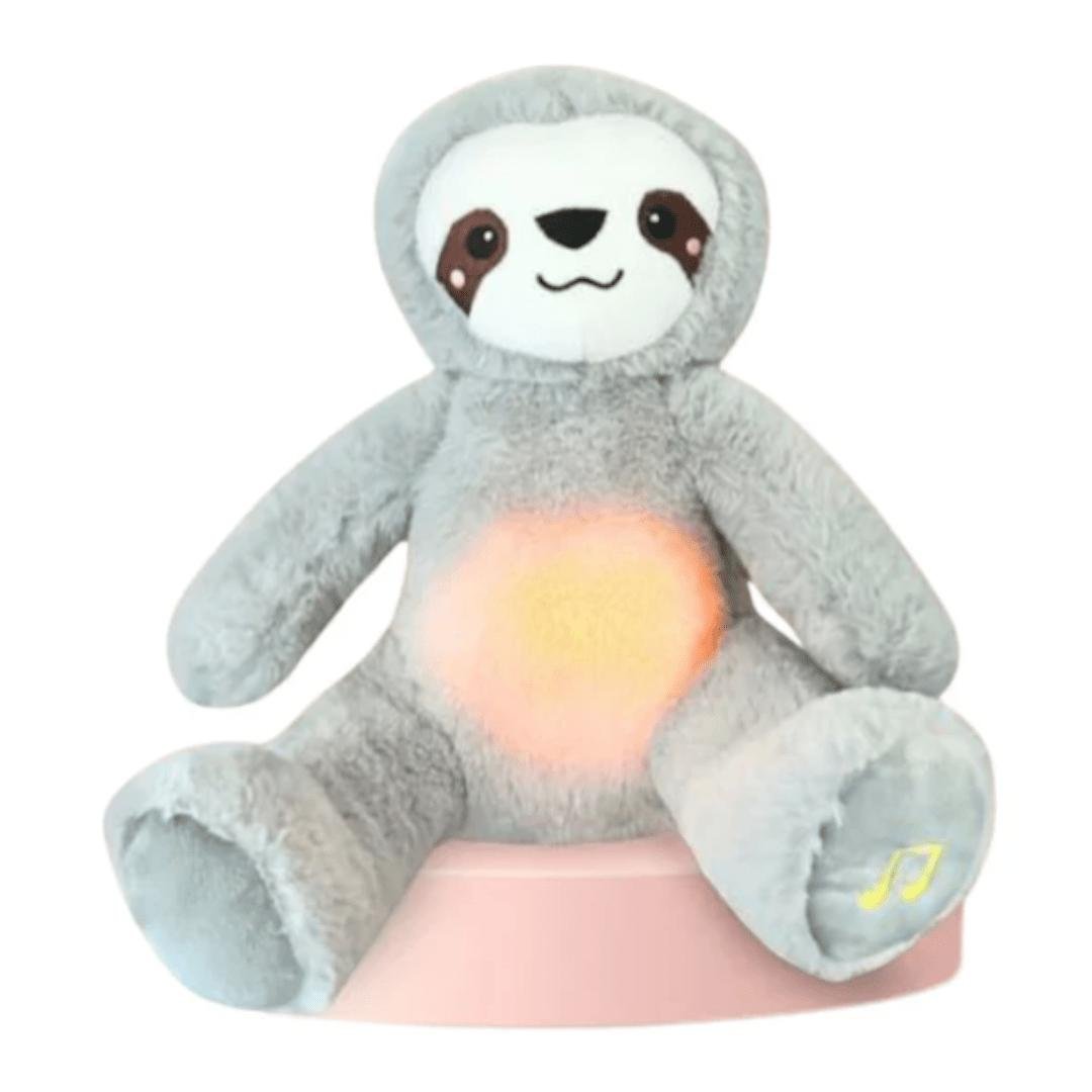 Cuddling Plush Baby Toy with Breathing Motion and Music