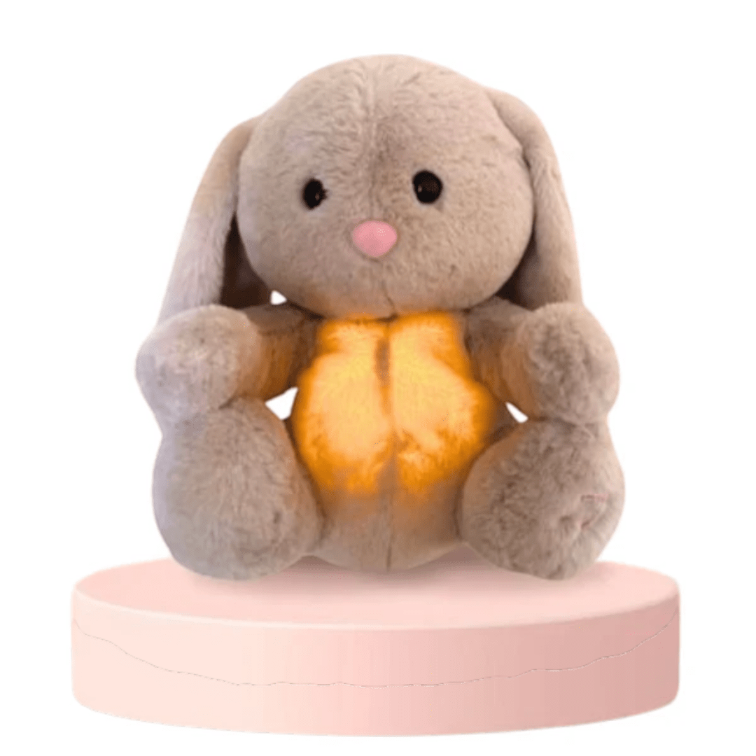 Cuddling Plush Baby Toy with Breathing Motion and Music