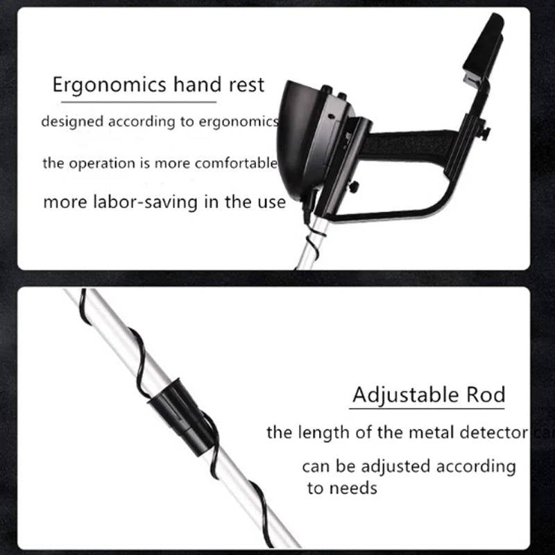 Professional Underground Metal Detector - High Accuracy for Gold Detecting & Treasure Hunting