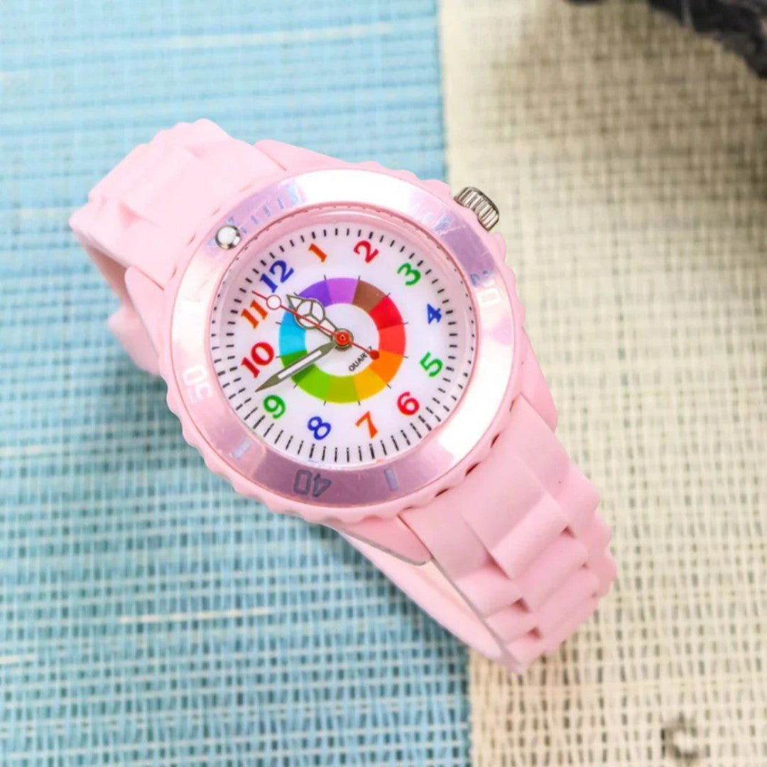 Educational Kids Learning Watch with Colorful Dial