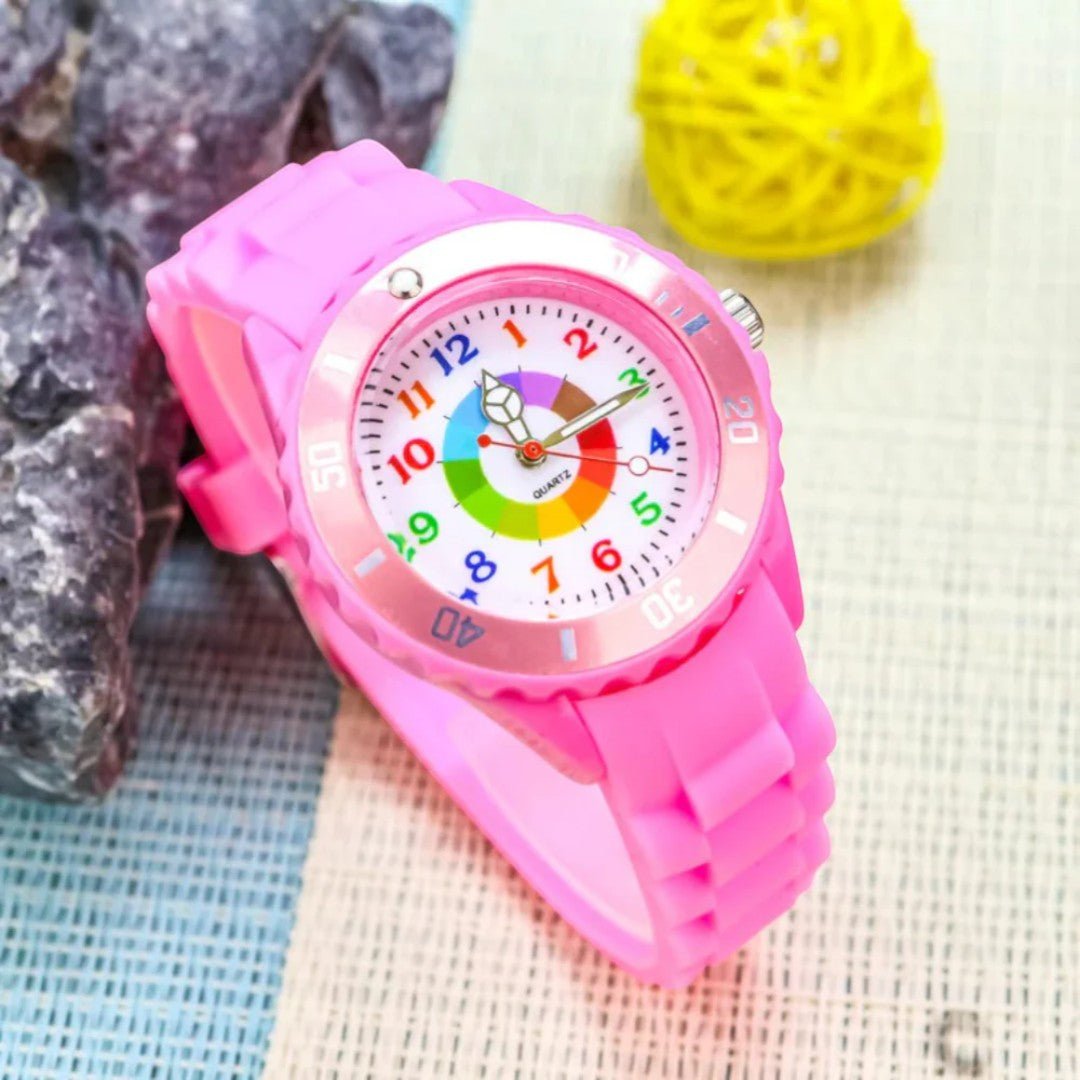 Educational Kids Learning Watch with Colorful Dial