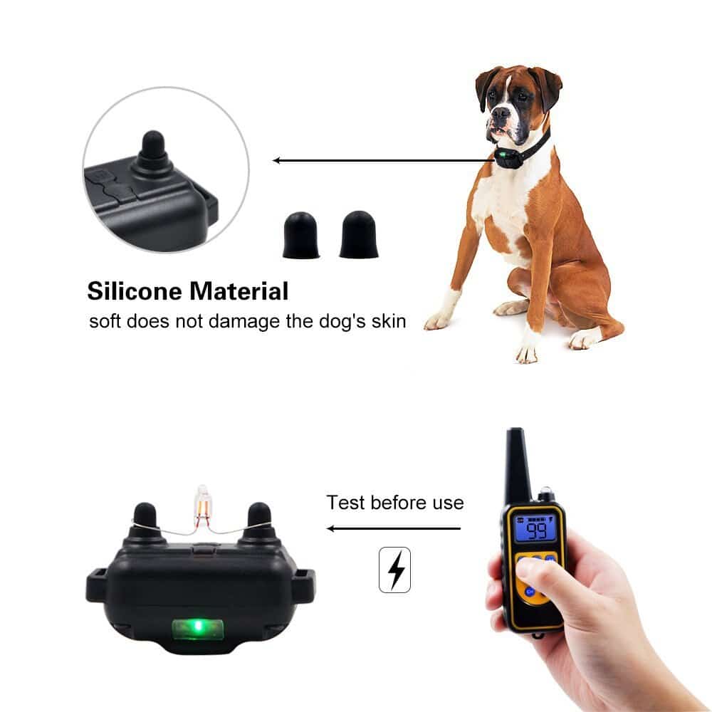 Electric Dog Training Collar 800M Range