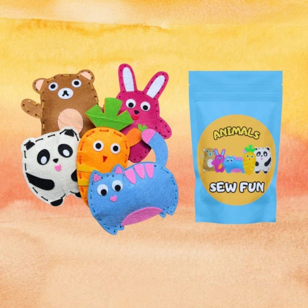 Felt Animal Sewing Kit for Beginners