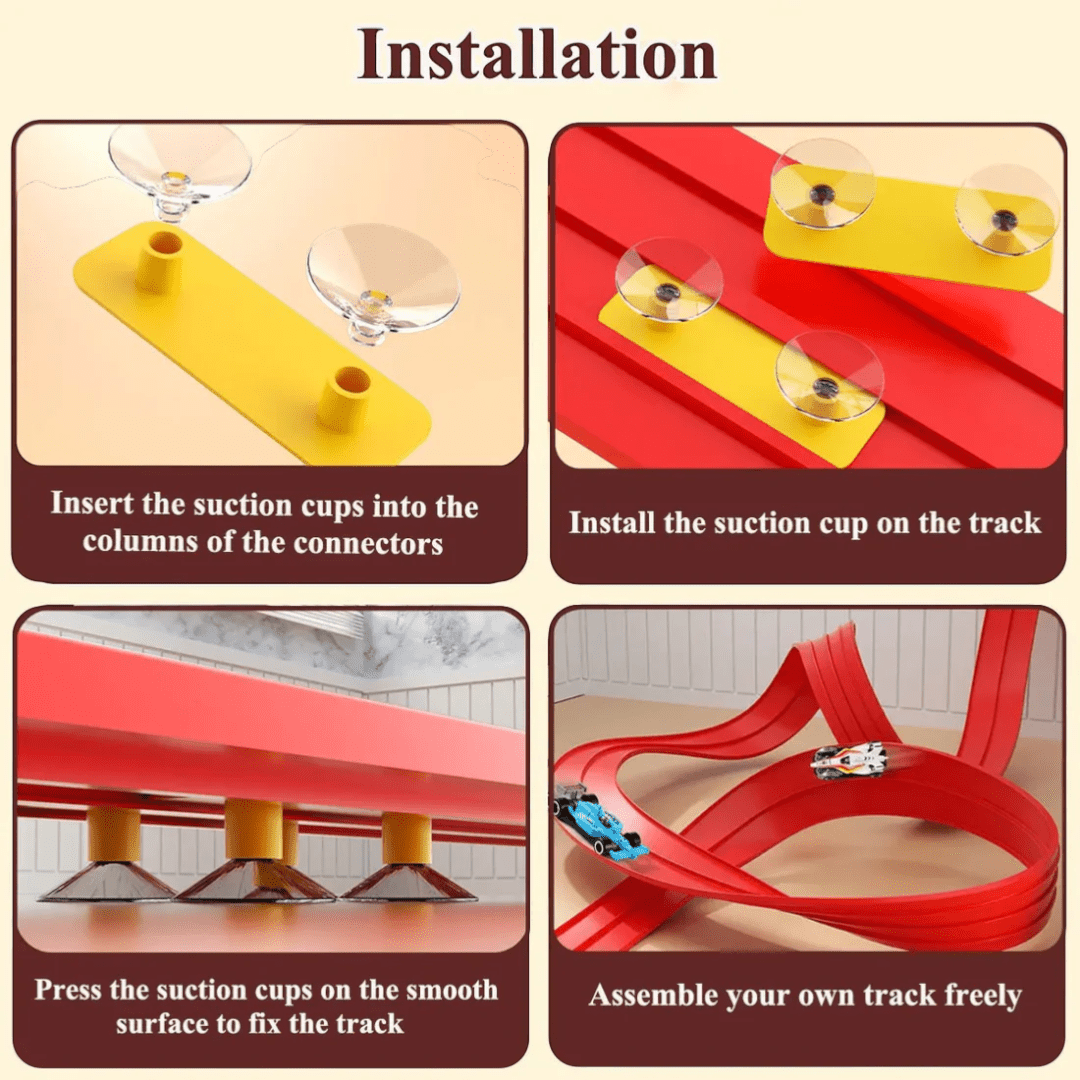 Flexible Racetrack Toy Set