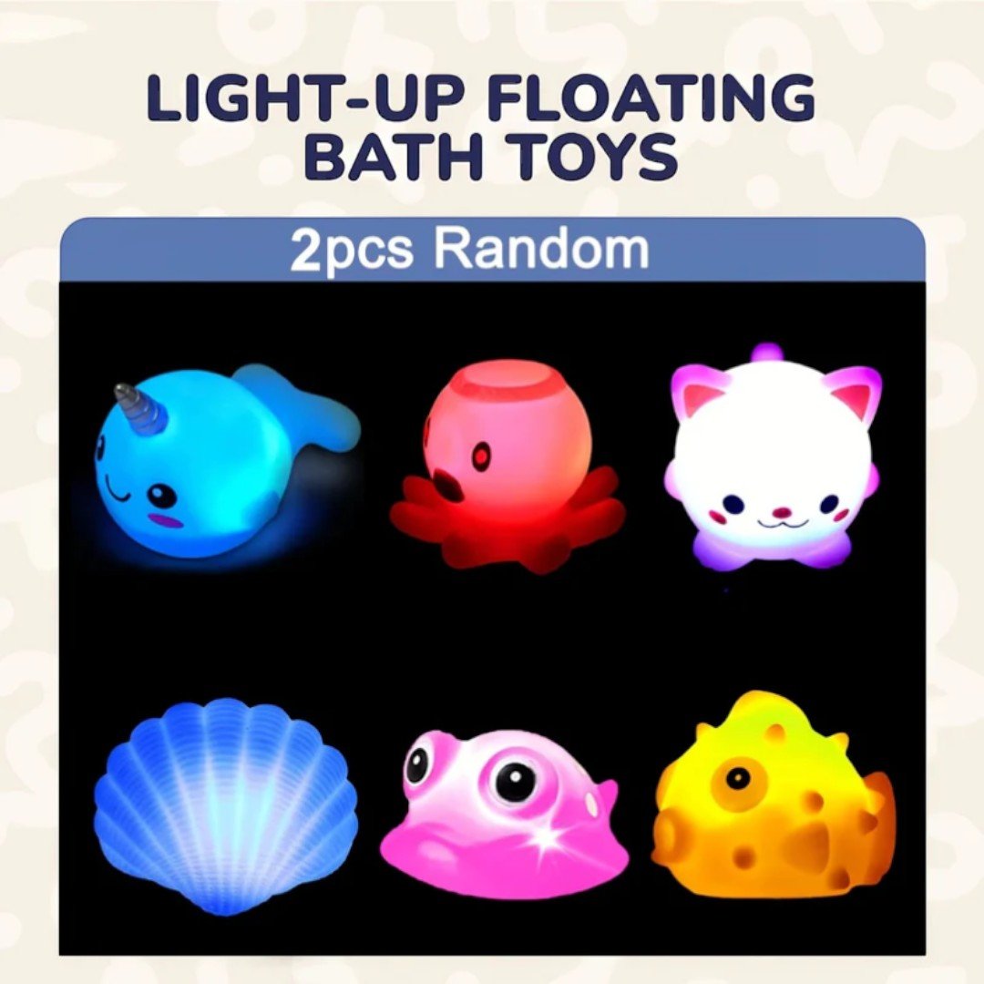 Floating Ocean Animals Bath Toy Set