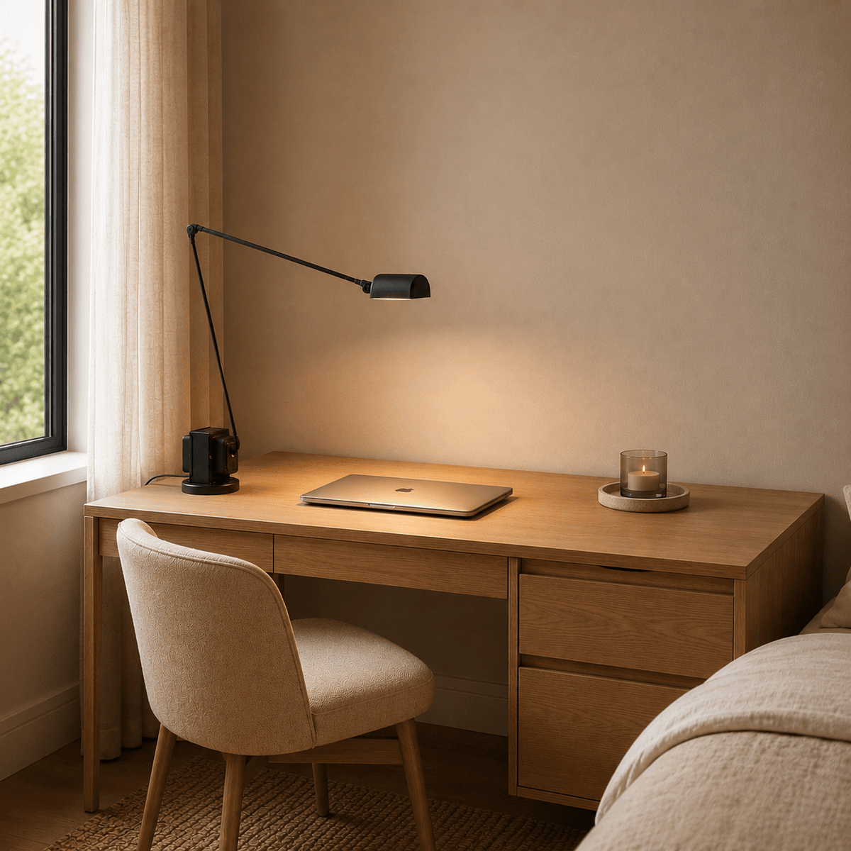 Grampians LED Desk Lamp - Adjustable Dimmable Metal Task Lamp