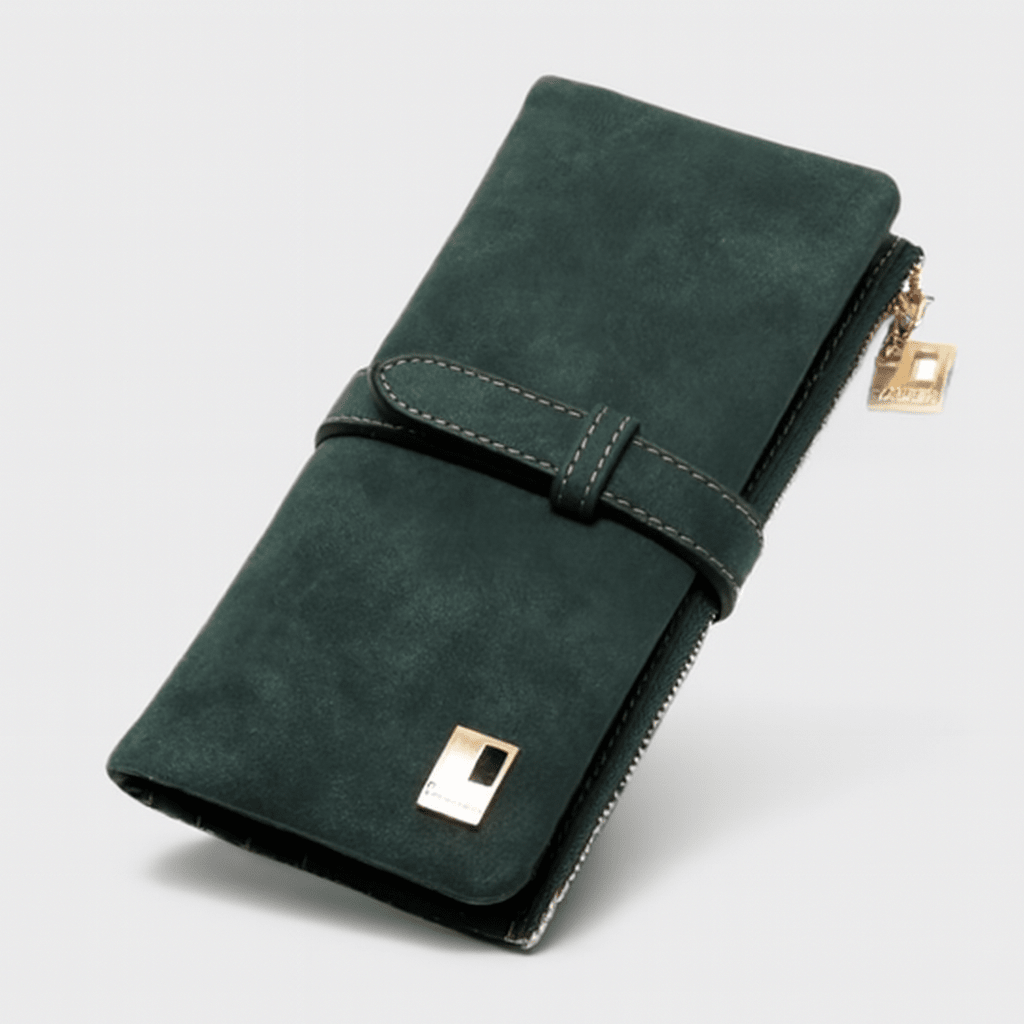 Grand portefeuille pliable fin