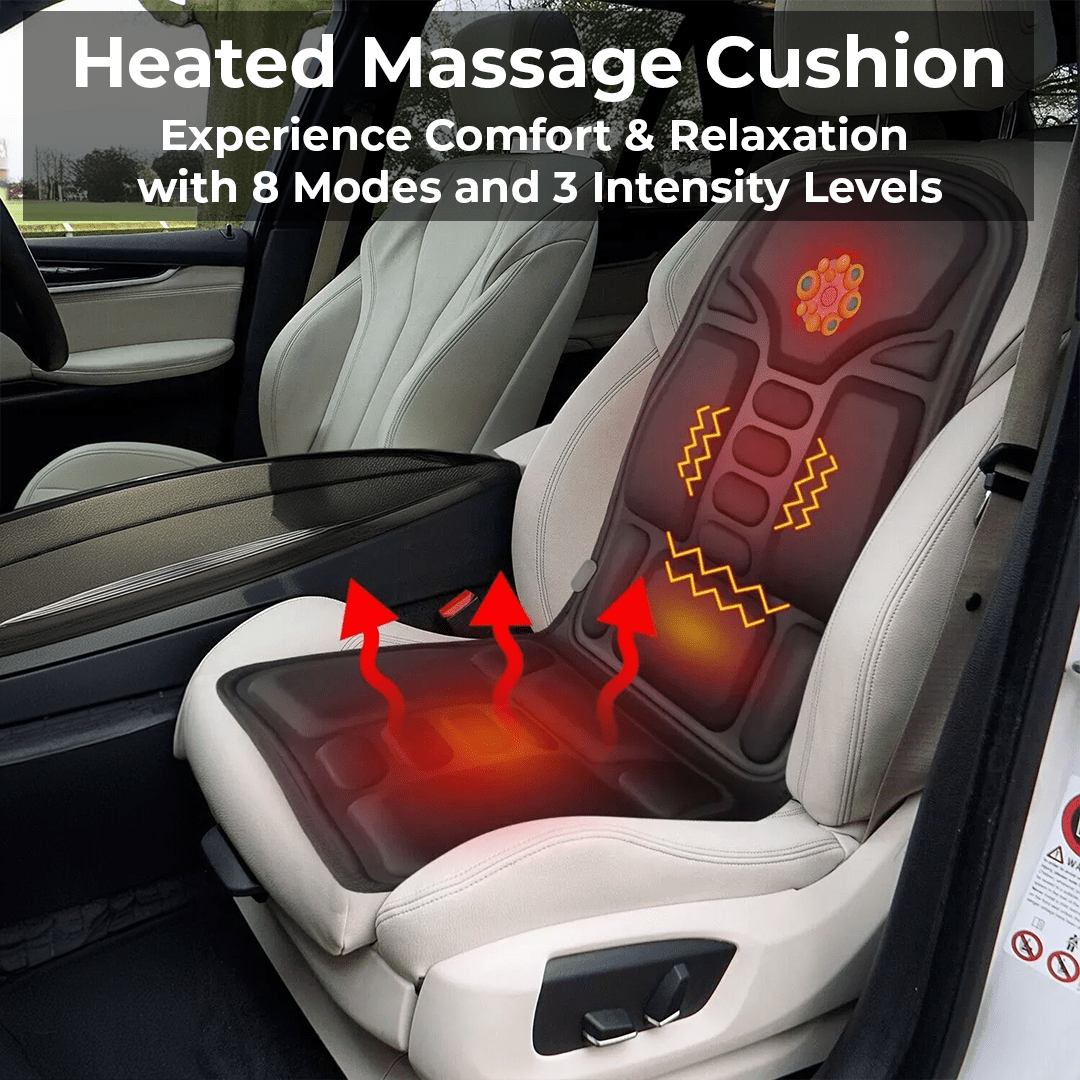 Heated Massage Cushion Pad for Chair & Car