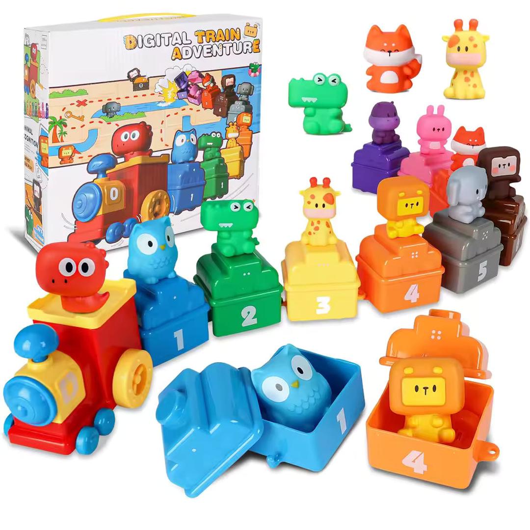 Peekaboo Counting Barn Toy Set
