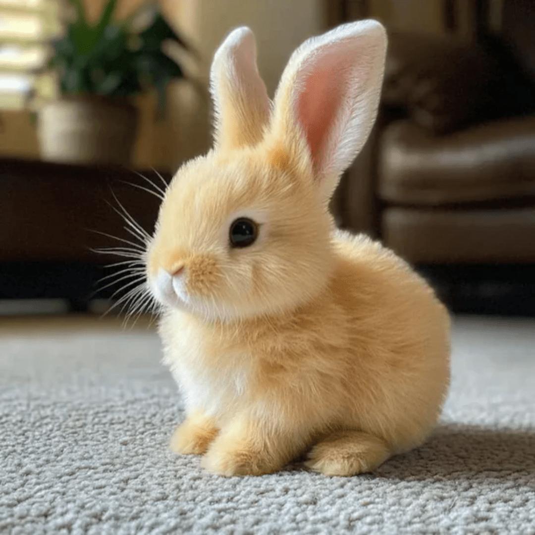 Interactive Bouncing Plush Rabbit Toy